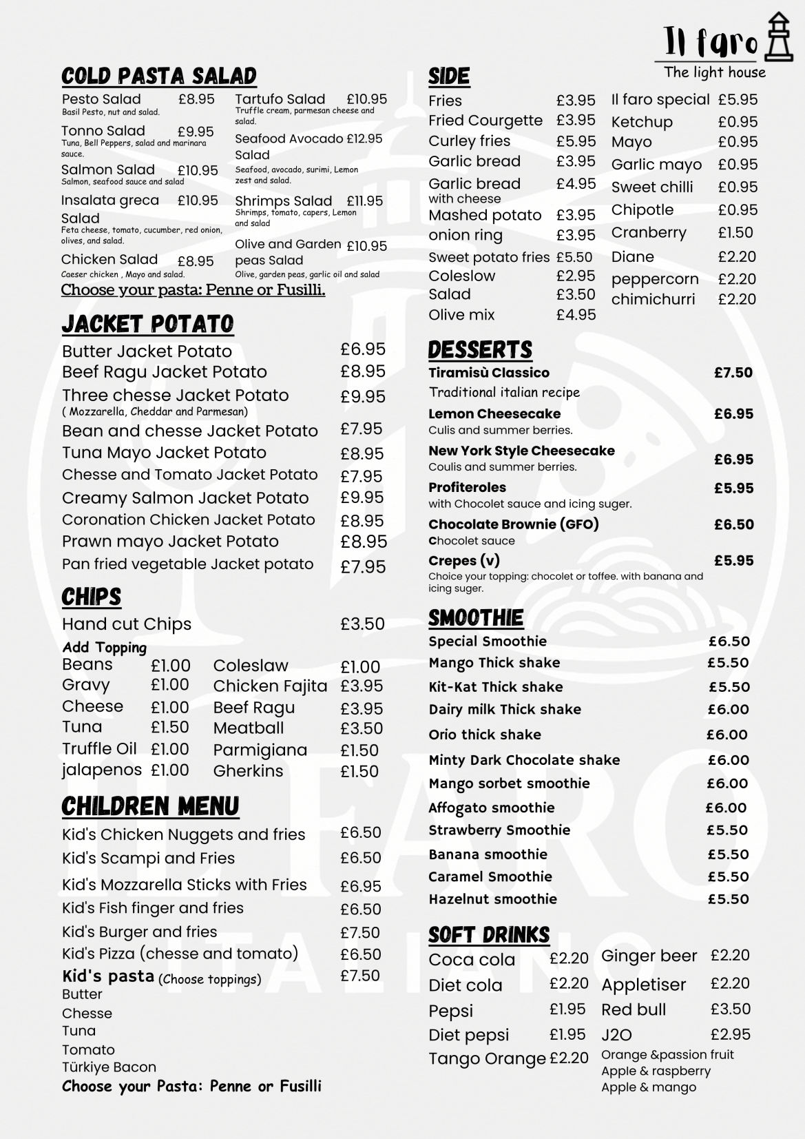 Il Faro Guernsey Takeaway